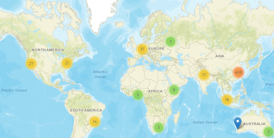 Global Data Center Map Preview